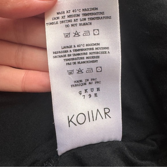 KOIIAR THE OVERSIZE LONG SLEEVE SHIRT IN BLACK - S - Picture 11 of 15